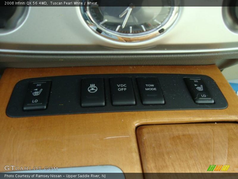 Tuscan Pearl White / Wheat 2008 Infiniti QX 56 4WD
