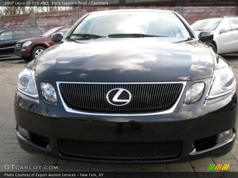 Black Sapphire Pearl / Cashmere 2007 Lexus GS 350 AWD