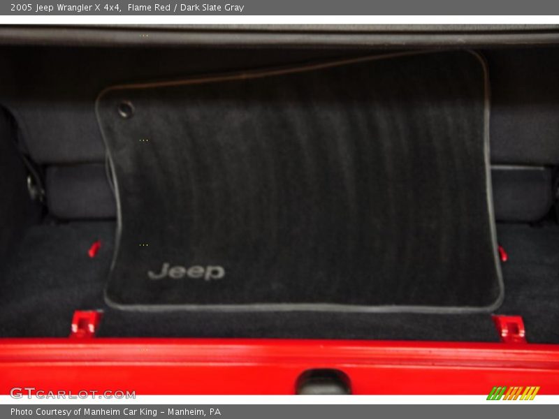 Flame Red / Dark Slate Gray 2005 Jeep Wrangler X 4x4