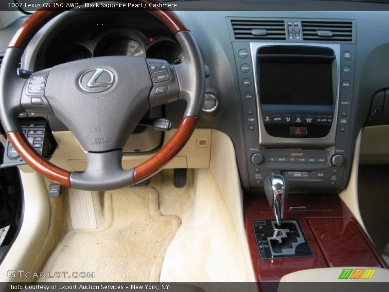 Dashboard of 2007 GS 350 AWD