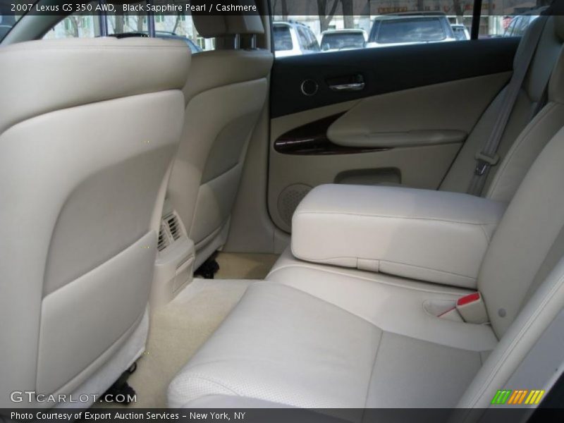 Black Sapphire Pearl / Cashmere 2007 Lexus GS 350 AWD