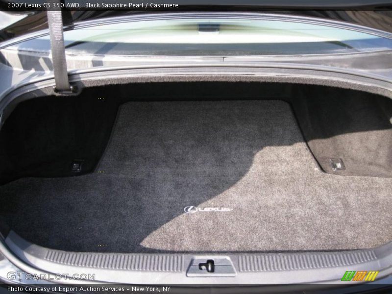 Black Sapphire Pearl / Cashmere 2007 Lexus GS 350 AWD