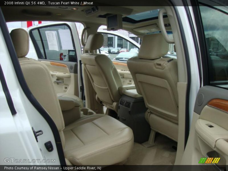 Tuscan Pearl White / Wheat 2008 Infiniti QX 56 4WD