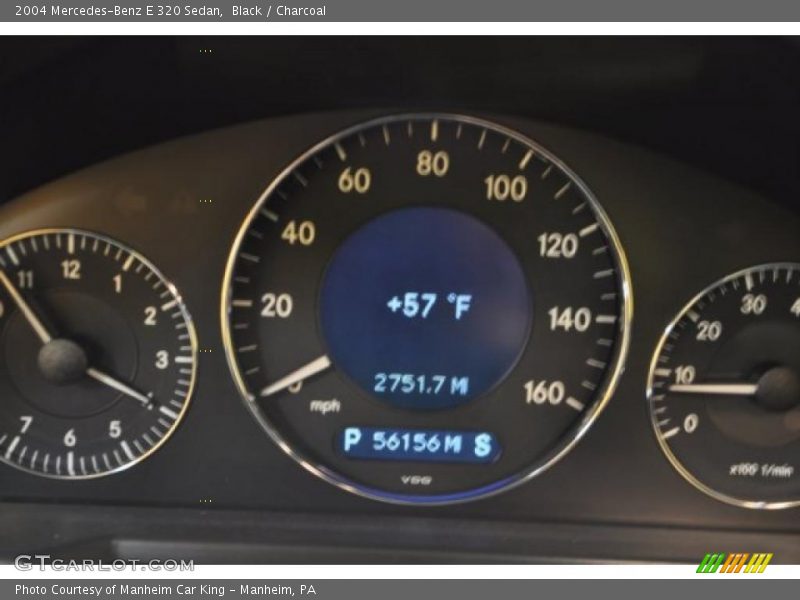 Black / Charcoal 2004 Mercedes-Benz E 320 Sedan