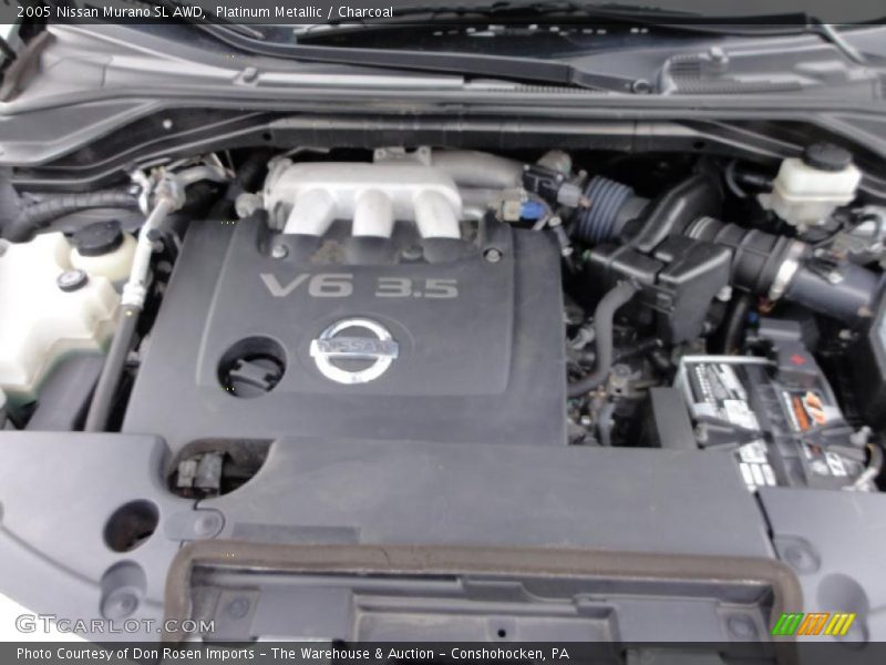 Platinum Metallic / Charcoal 2005 Nissan Murano SL AWD