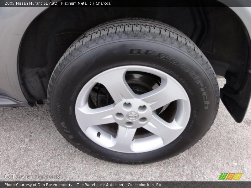 Platinum Metallic / Charcoal 2005 Nissan Murano SL AWD