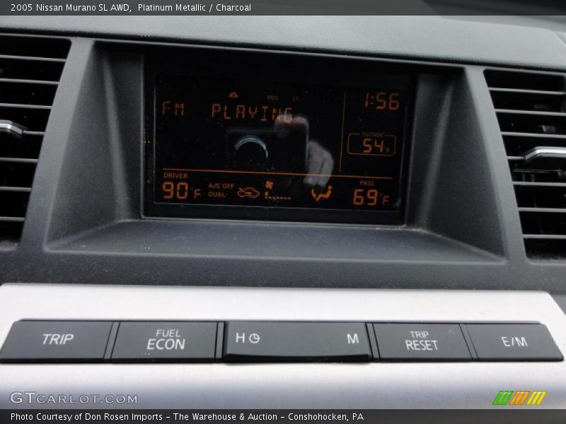 Platinum Metallic / Charcoal 2005 Nissan Murano SL AWD