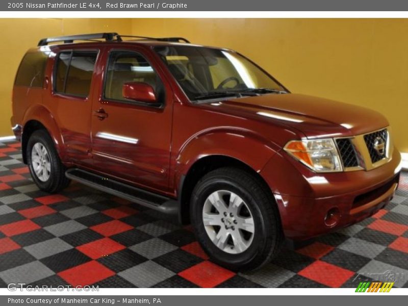 Red Brawn Pearl / Graphite 2005 Nissan Pathfinder LE 4x4