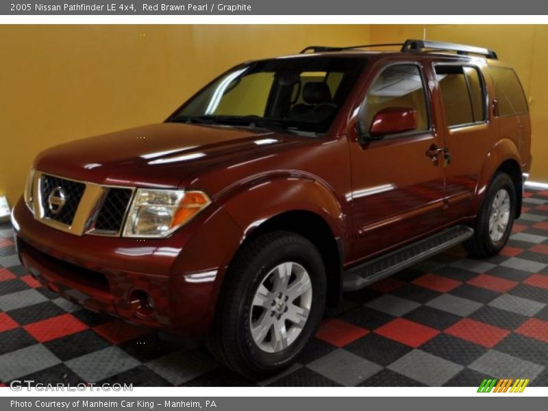 Red Brawn Pearl / Graphite 2005 Nissan Pathfinder LE 4x4