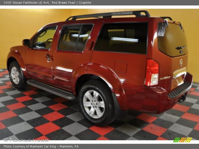 Red Brawn Pearl / Graphite 2005 Nissan Pathfinder LE 4x4