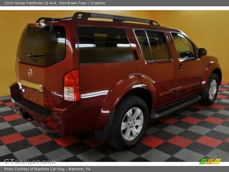 Red Brawn Pearl / Graphite 2005 Nissan Pathfinder LE 4x4