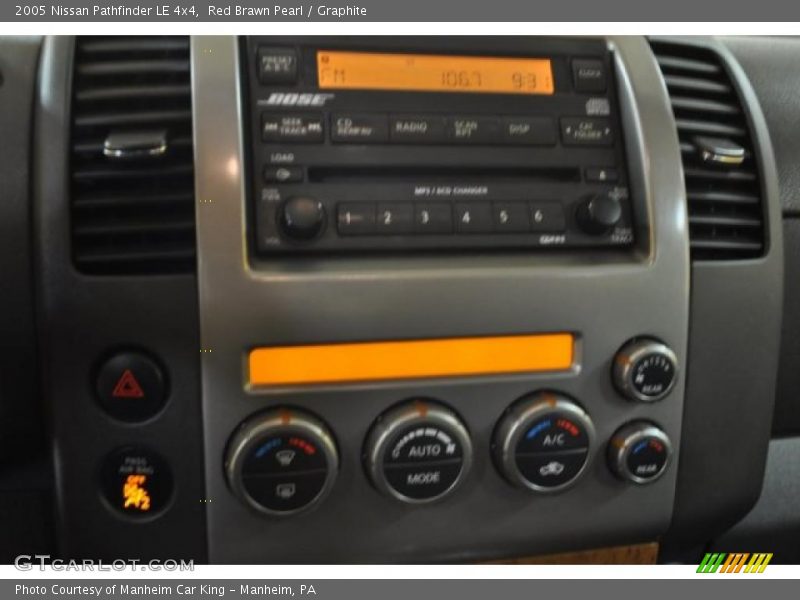 Red Brawn Pearl / Graphite 2005 Nissan Pathfinder LE 4x4