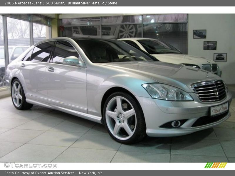 Brilliant Silver Metallic / Stone 2006 Mercedes-Benz S 500 Sedan