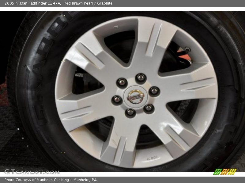 Red Brawn Pearl / Graphite 2005 Nissan Pathfinder LE 4x4