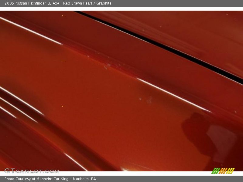 Red Brawn Pearl / Graphite 2005 Nissan Pathfinder LE 4x4