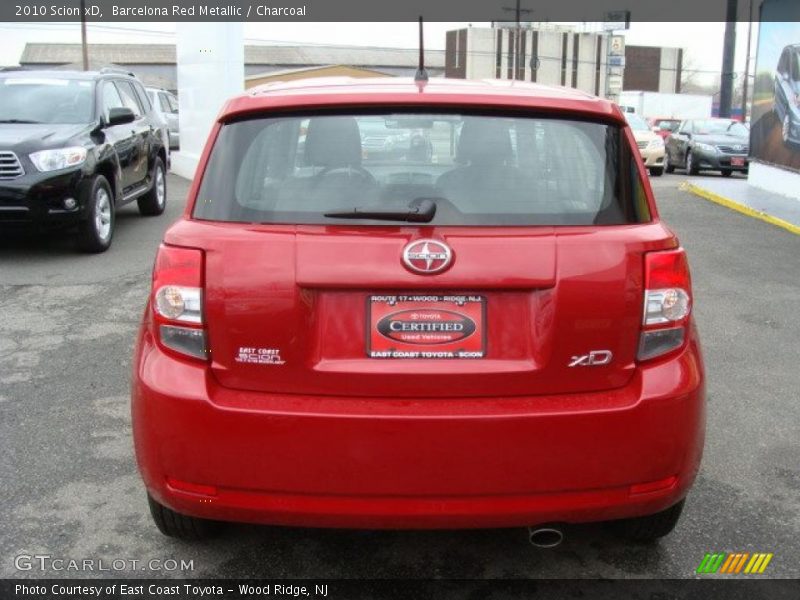 Barcelona Red Metallic / Charcoal 2010 Scion xD