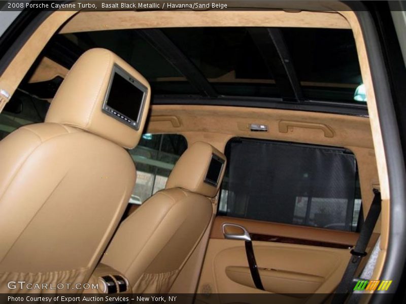 Basalt Black Metallic / Havanna/Sand Beige 2008 Porsche Cayenne Turbo