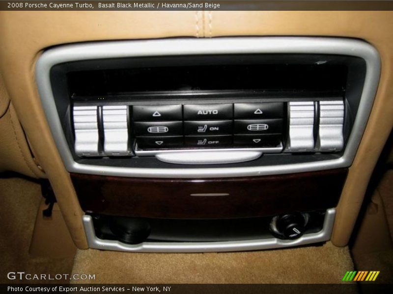 Basalt Black Metallic / Havanna/Sand Beige 2008 Porsche Cayenne Turbo