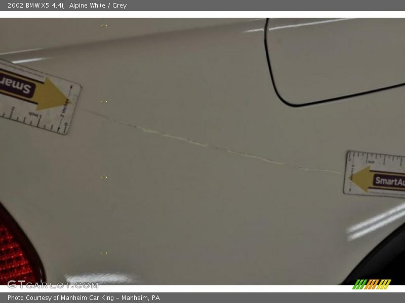 Alpine White / Grey 2002 BMW X5 4.4i