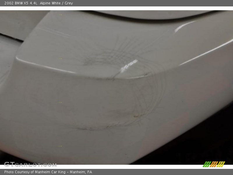 Alpine White / Grey 2002 BMW X5 4.4i