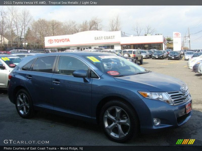 Tropical Sea Metallic / Light Gray 2011 Toyota Venza V6 AWD