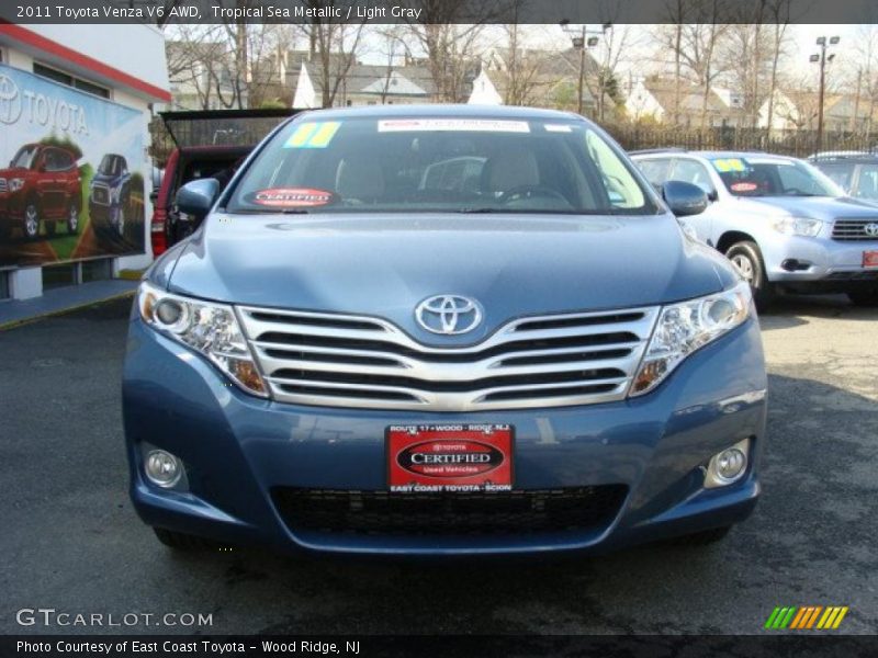 Tropical Sea Metallic / Light Gray 2011 Toyota Venza V6 AWD