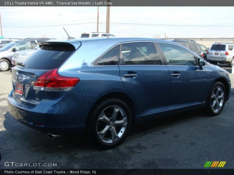 Tropical Sea Metallic / Light Gray 2011 Toyota Venza V6 AWD