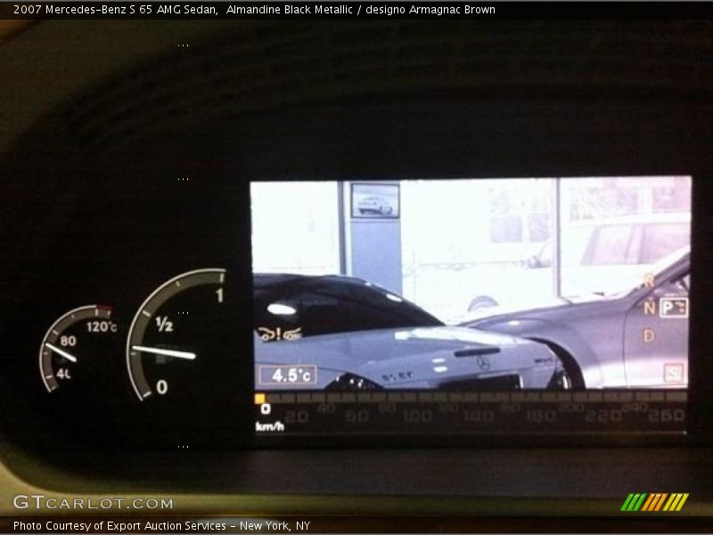 Almandine Black Metallic / designo Armagnac Brown 2007 Mercedes-Benz S 65 AMG Sedan