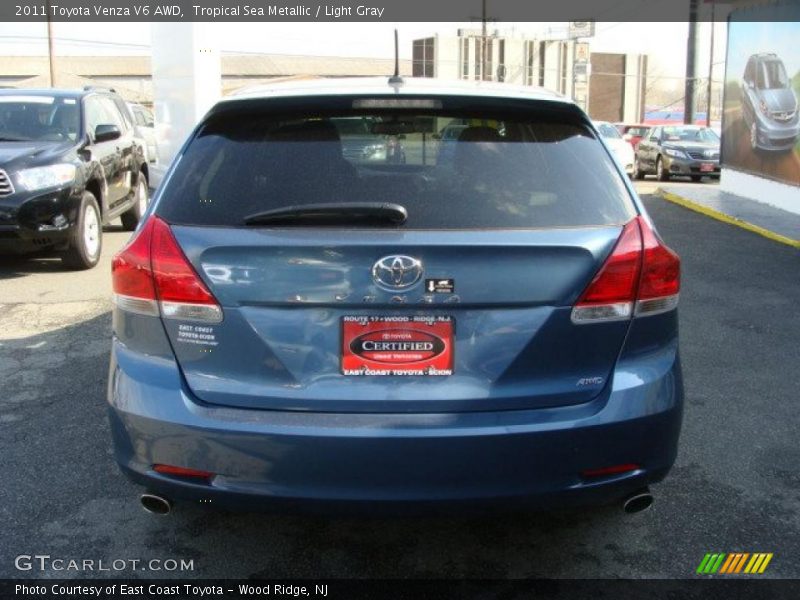 Tropical Sea Metallic / Light Gray 2011 Toyota Venza V6 AWD