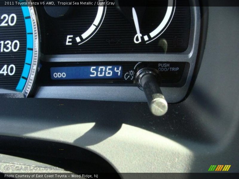 Tropical Sea Metallic / Light Gray 2011 Toyota Venza V6 AWD