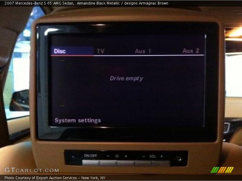 Almandine Black Metallic / designo Armagnac Brown 2007 Mercedes-Benz S 65 AMG Sedan