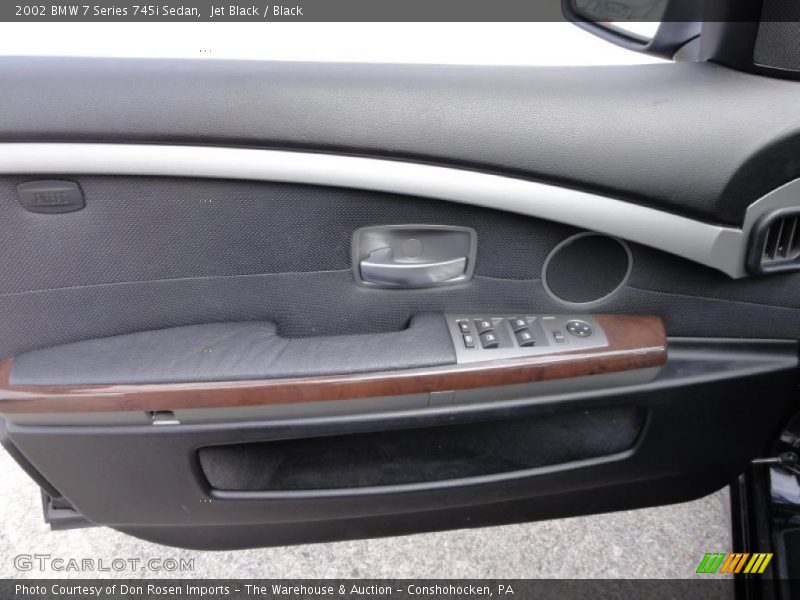 Jet Black / Black 2002 BMW 7 Series 745i Sedan