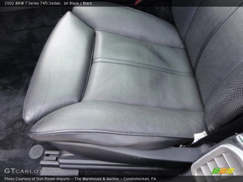 Jet Black / Black 2002 BMW 7 Series 745i Sedan