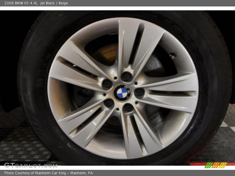 Jet Black / Beige 2006 BMW X5 4.4i