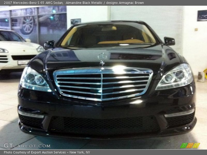 Almandine Black Metallic / designo Armagnac Brown 2007 Mercedes-Benz S 65 AMG Sedan