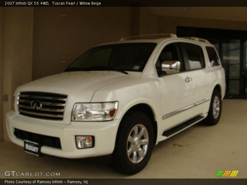 Tuscan Pearl / Willow Beige 2007 Infiniti QX 56 4WD