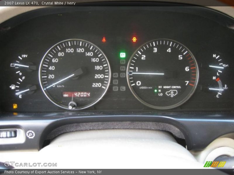 Crystal White / Ivory 2007 Lexus LX 470
