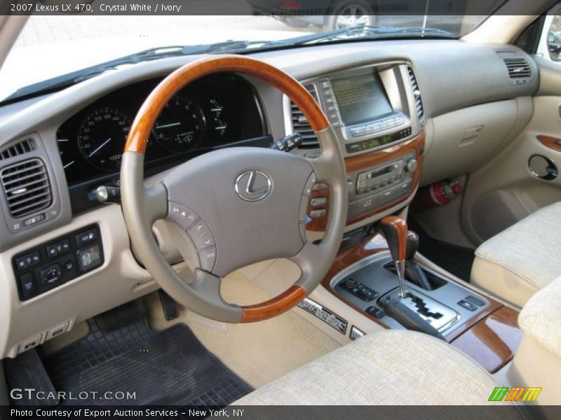  2007 LX 470 Ivory Interior