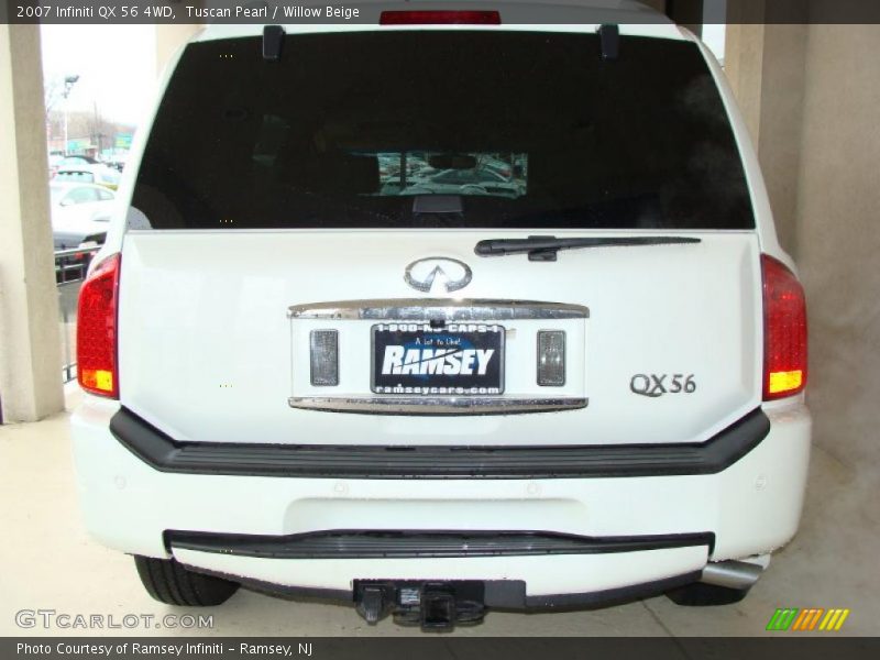 Tuscan Pearl / Willow Beige 2007 Infiniti QX 56 4WD