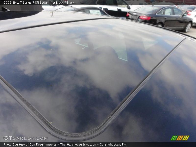 Jet Black / Black 2002 BMW 7 Series 745i Sedan