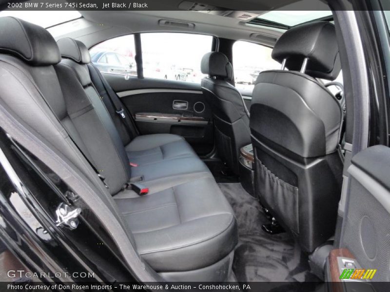 Jet Black / Black 2002 BMW 7 Series 745i Sedan