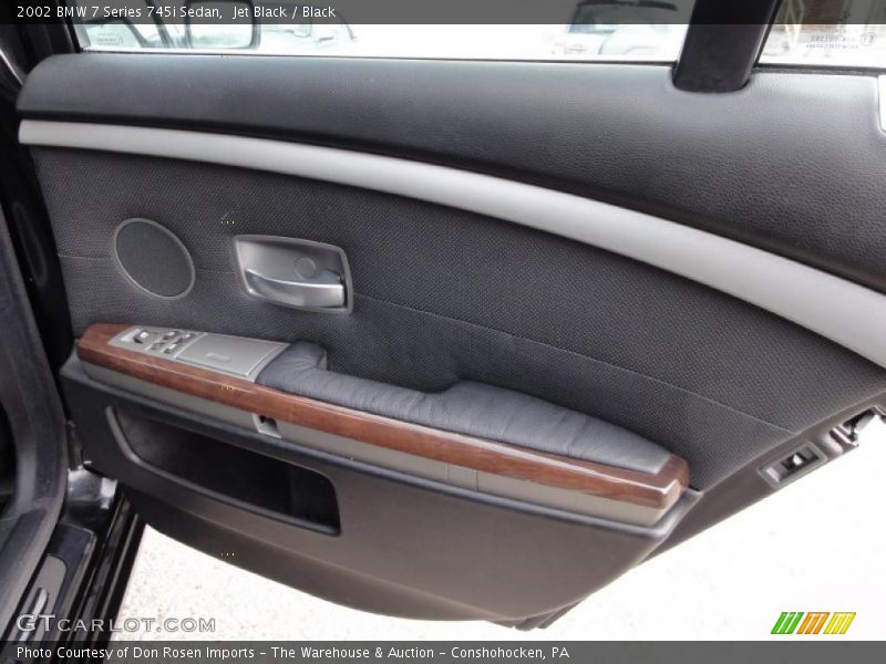 Jet Black / Black 2002 BMW 7 Series 745i Sedan