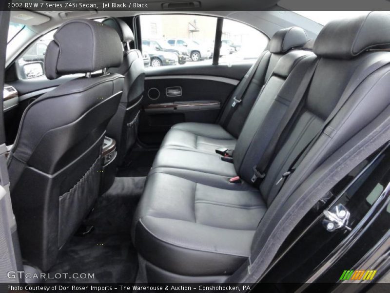 Jet Black / Black 2002 BMW 7 Series 745i Sedan