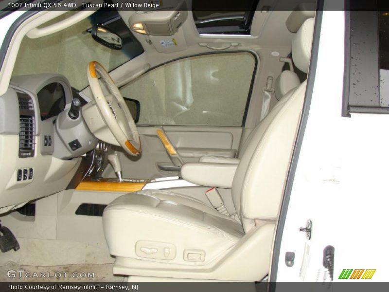 Tuscan Pearl / Willow Beige 2007 Infiniti QX 56 4WD