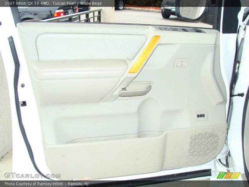 Tuscan Pearl / Willow Beige 2007 Infiniti QX 56 4WD