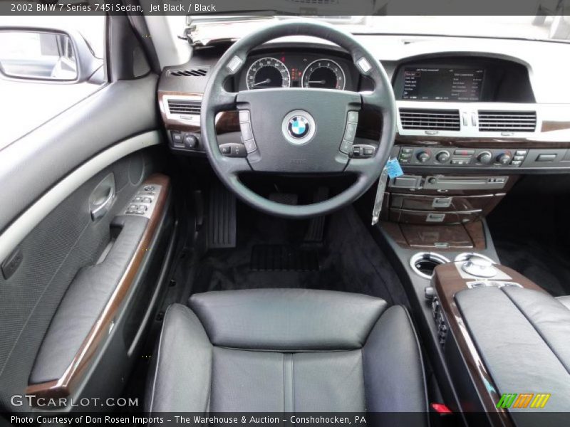 Jet Black / Black 2002 BMW 7 Series 745i Sedan