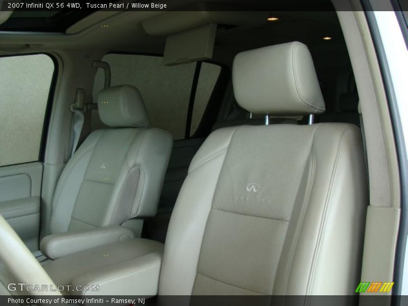Tuscan Pearl / Willow Beige 2007 Infiniti QX 56 4WD