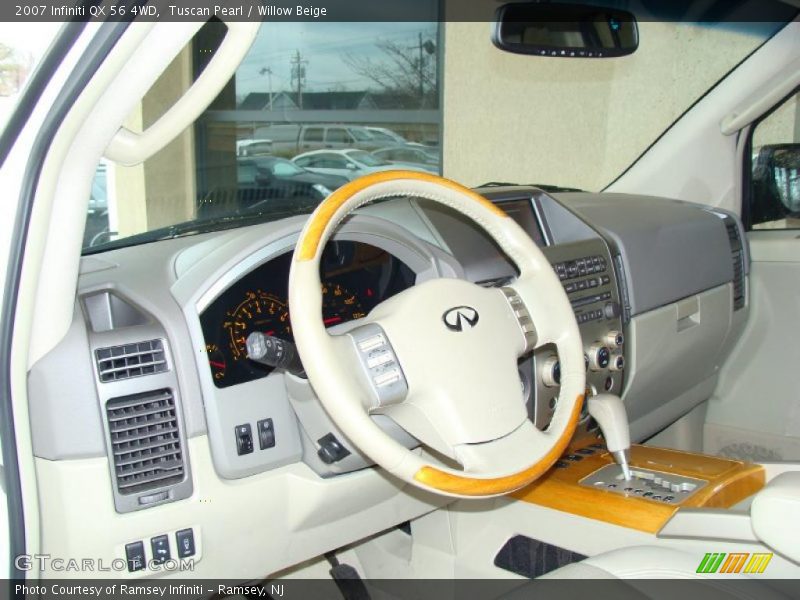 Tuscan Pearl / Willow Beige 2007 Infiniti QX 56 4WD