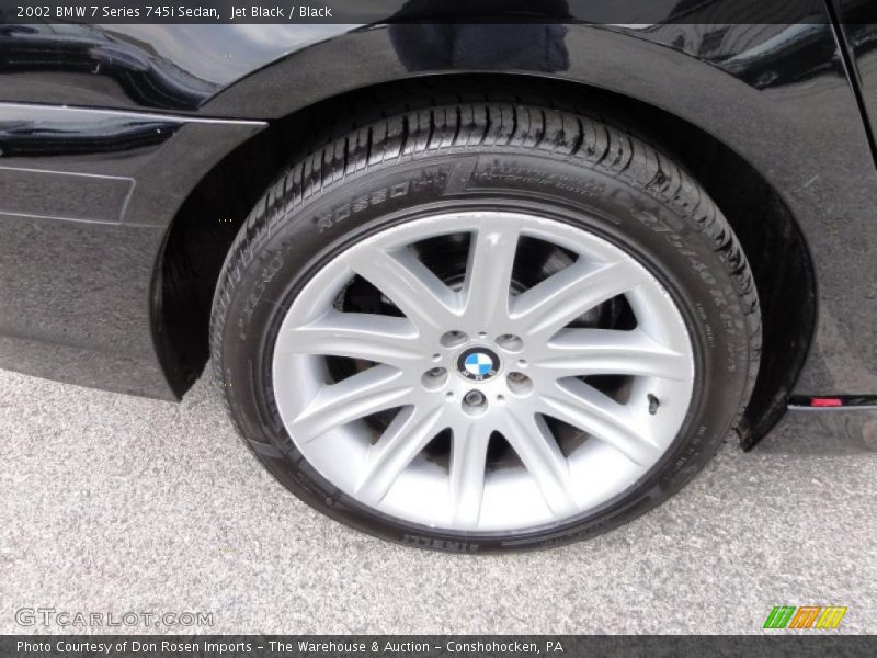 Jet Black / Black 2002 BMW 7 Series 745i Sedan
