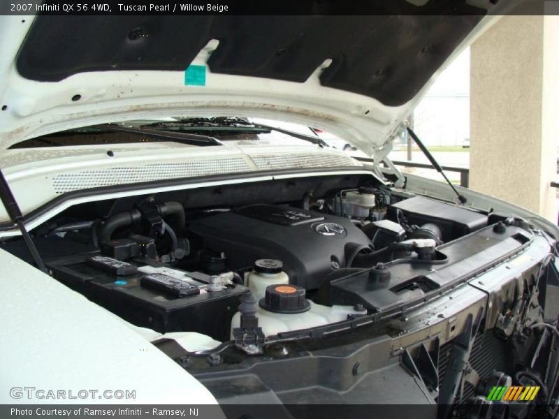 Tuscan Pearl / Willow Beige 2007 Infiniti QX 56 4WD